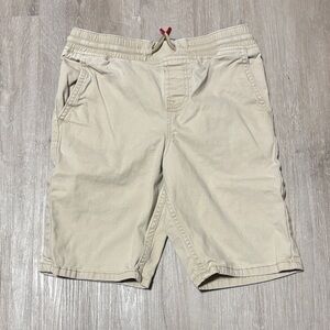 Levi's Kids Cream Shorts with Red Accent